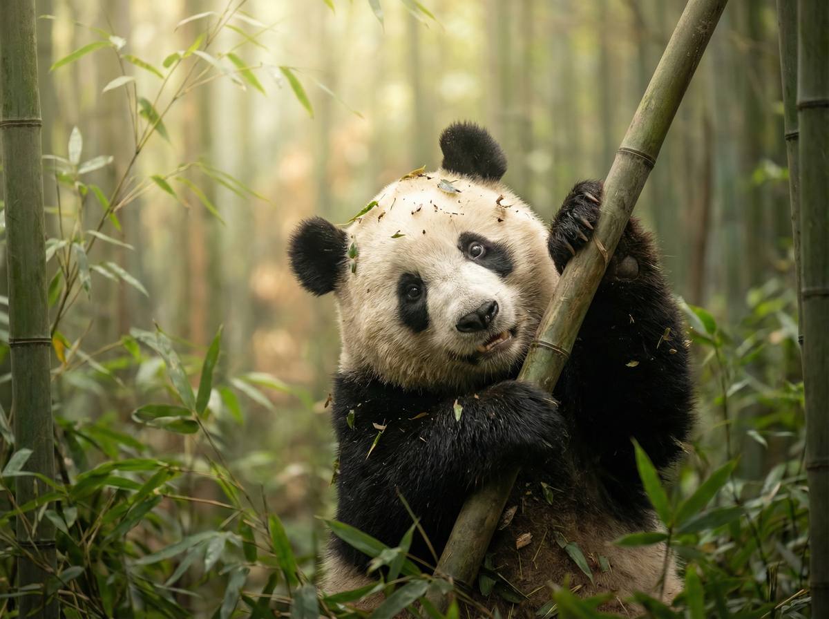 国产视频 - 熊猫竹林嬉戏